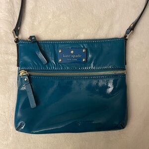 Kate Spade Teal Cross Body Bag